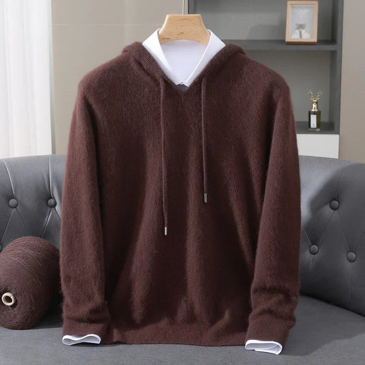 Fynch - Sudadera Con Capucha de Punto Cordón y Puños Acanalados