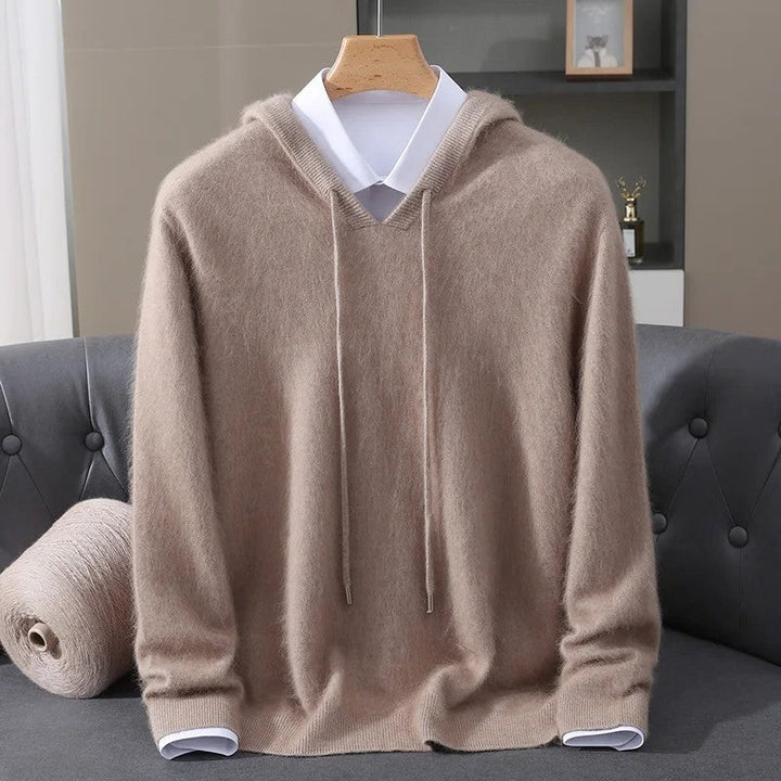 Fynch - Sudadera Con Capucha de Punto Cordón y Puños Acanalados