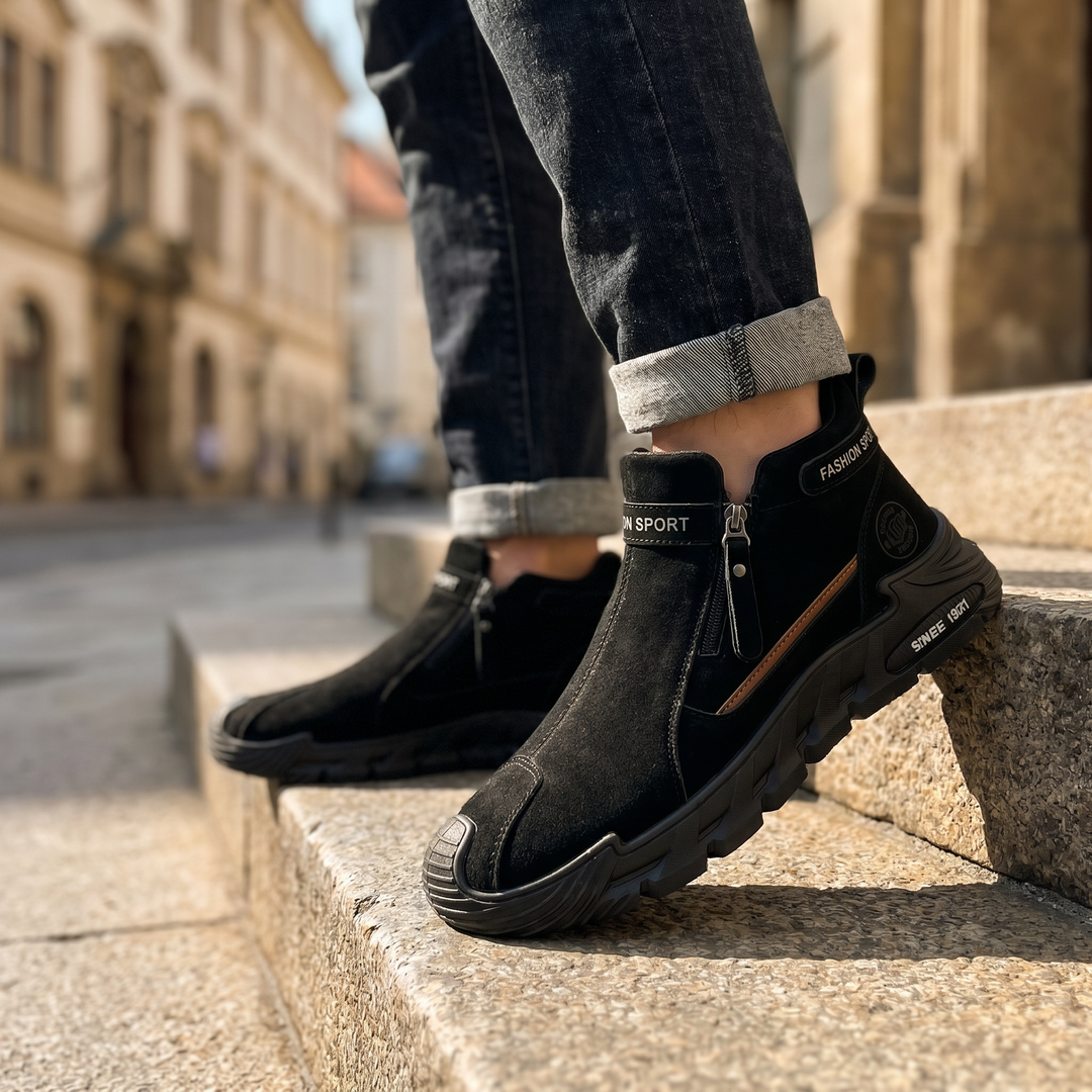 Jaquarius - Zapatillas Deportivas Modernas Con Cremallera Lateral
