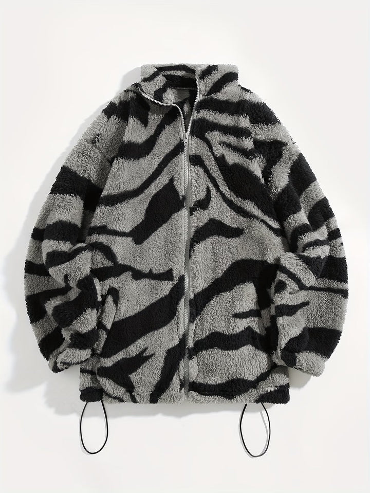 Esra - Chaqueta De Manga Larga Con Estampado Geométrico