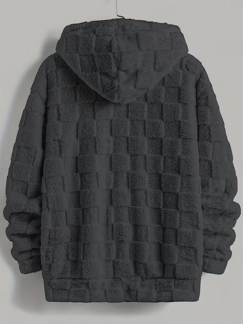 Karun - Chaqueta De Forro Polar Con Capucha Y Cremallera