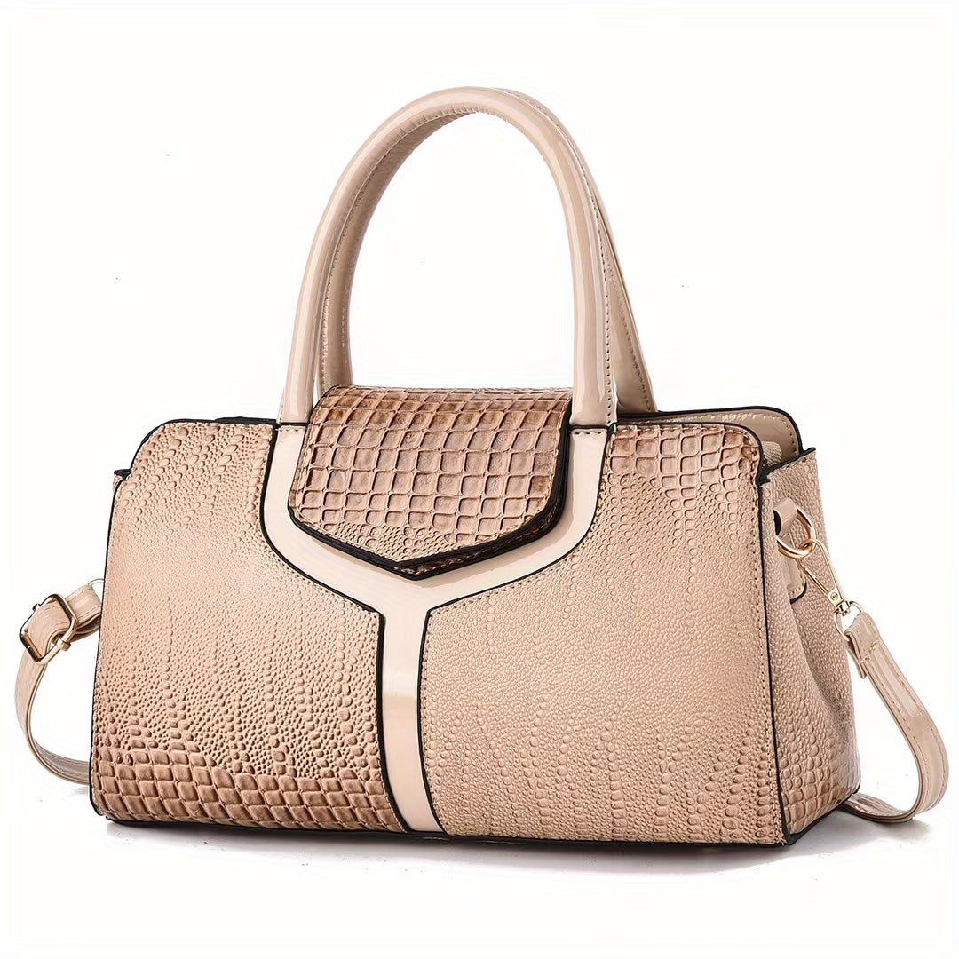Subina - Bolso Con Textura De Cocodrilo