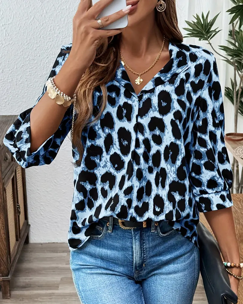 Ianira - Blusa Cómoda Con Cuello en V