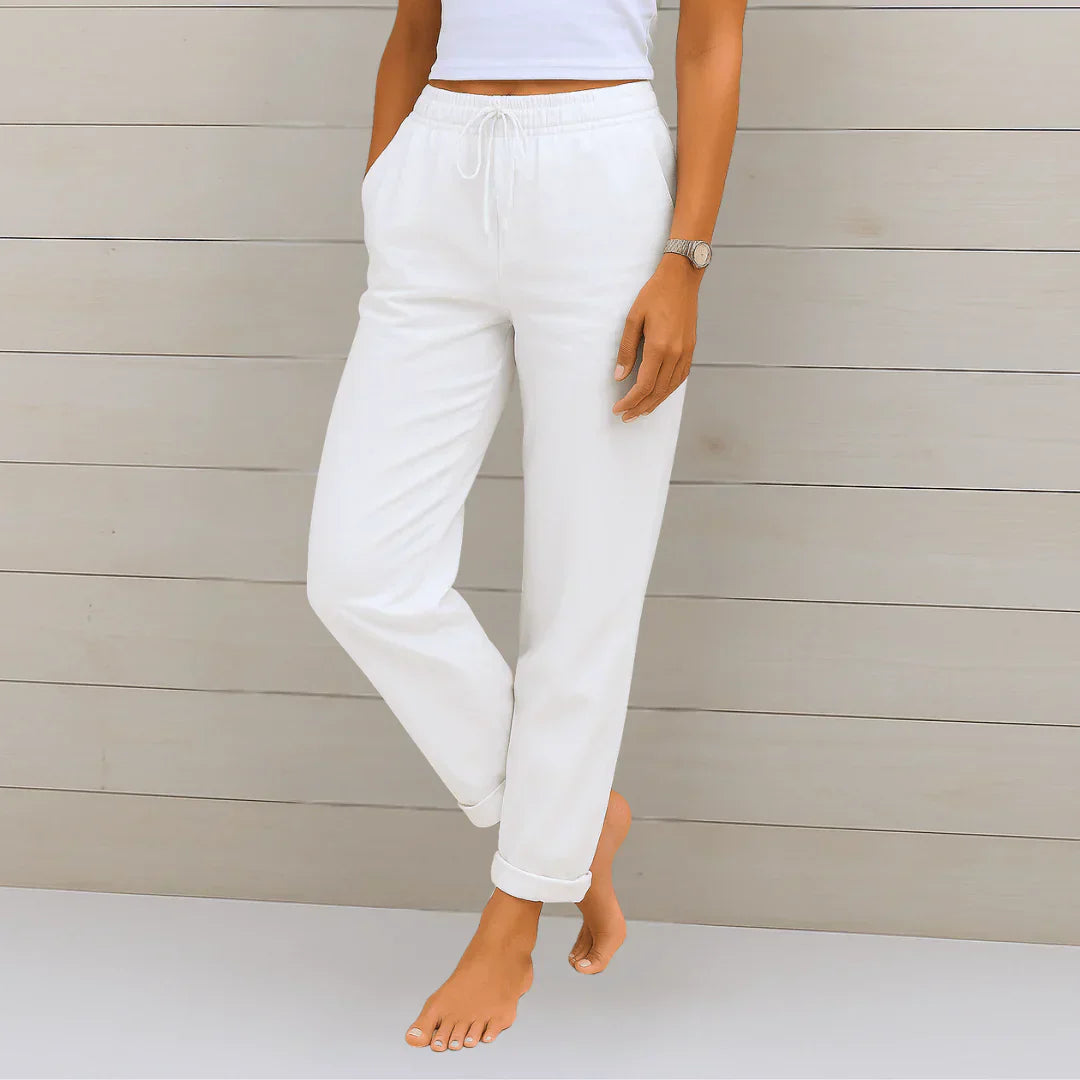 Niya - Pantalones Holgados Con Cordón