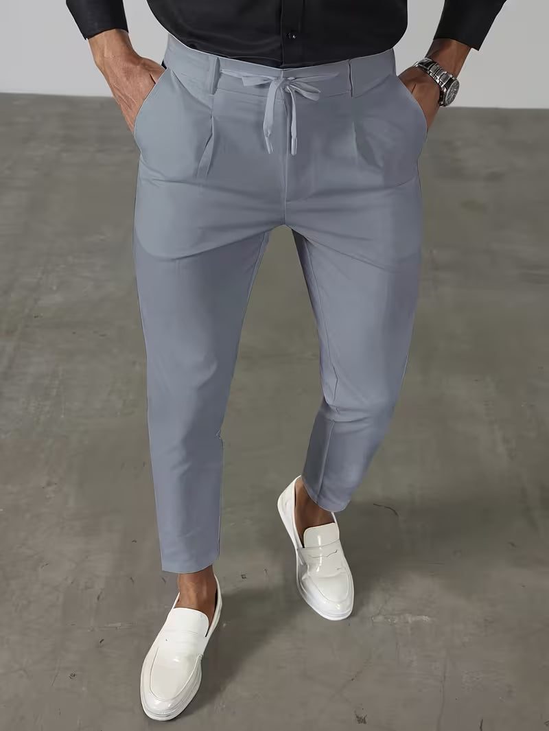 Krsto - Pantalones Con Cinturilla De Alta Gama