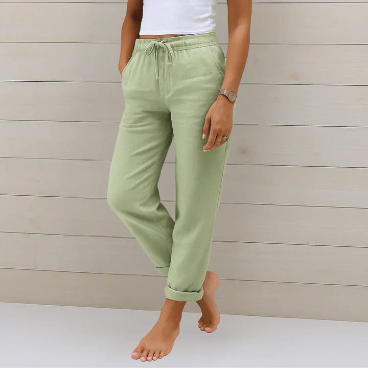 Niya - Pantalones Holgados Con Cordón