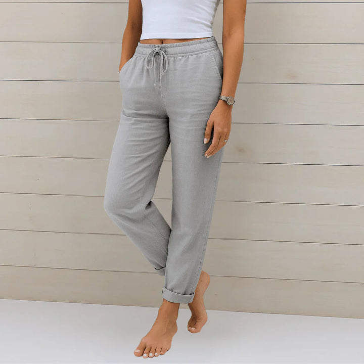 Niya - Pantalones Holgados Con Cordón