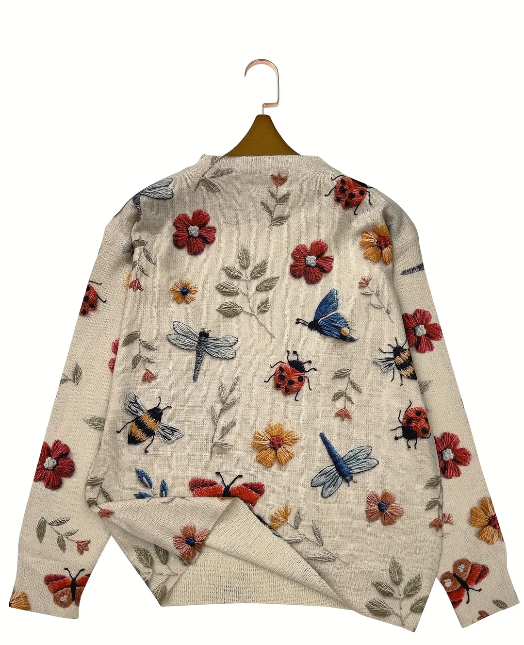 Lesa - Jersey Con Estampado Floral Y De Insectos