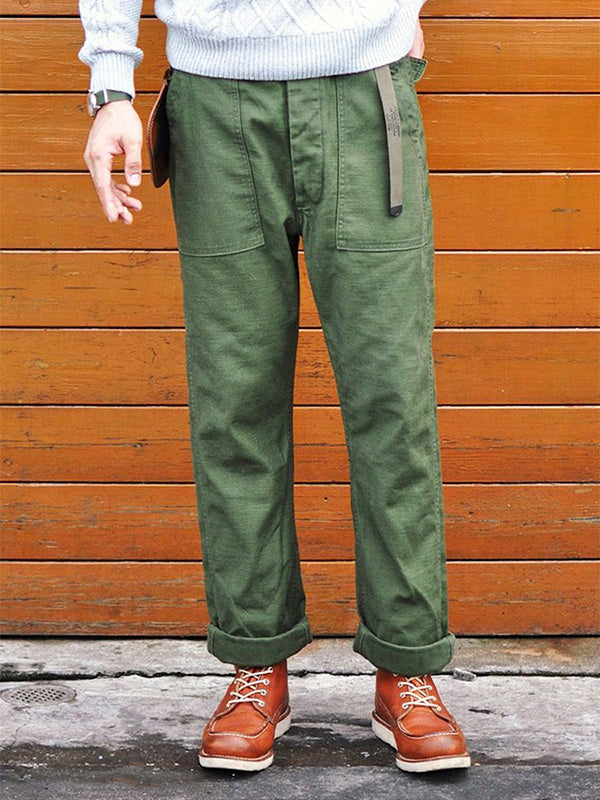 Matheos - Pantalones Inspirados En El Estilo Militar OG-107