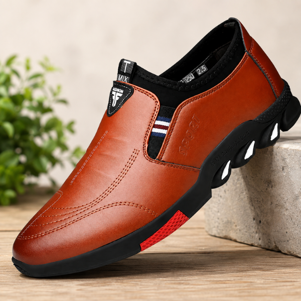Thornton - Elegantes Zapatos de Piel Sin Cordones