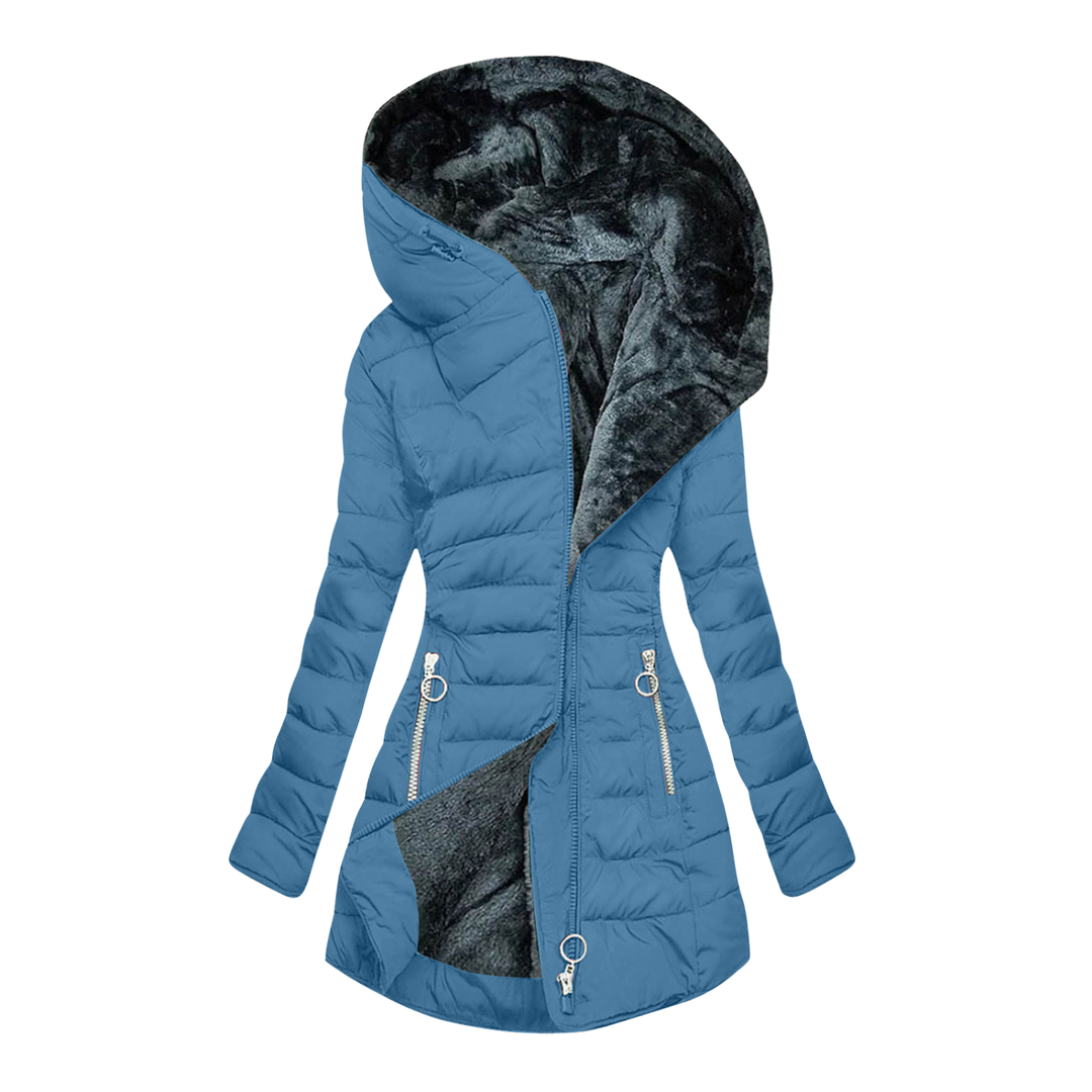 Ilariy - Abrigo Acolchado De Invierno Con Capucha