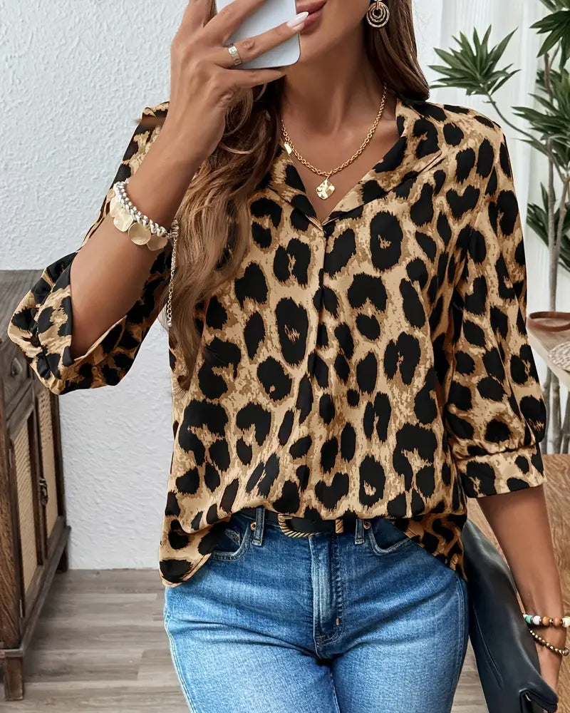 Ianira - Blusa Cómoda Con Cuello en V