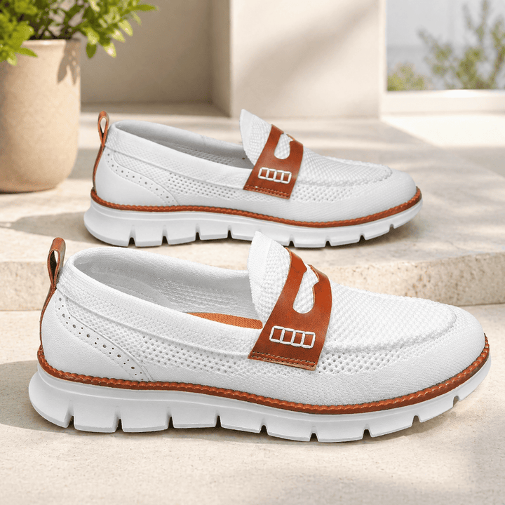 Ailan - Zapatos Sin Cordones de Punto