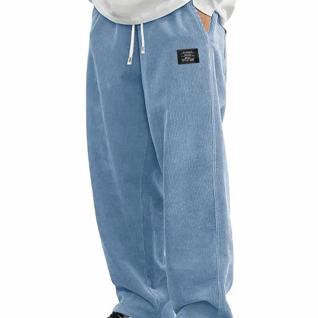 Warren - Pantalones De Corte Ancho Con Cordón Y Bolsillos