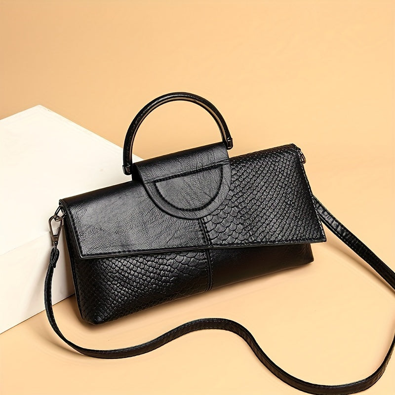 Geetika - Bolso Retro De Cocodrilo Con Cremallera