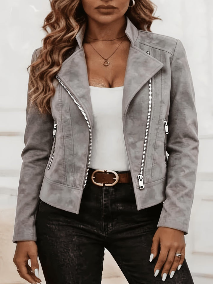 Amina - Chaqueta De Manga Larga Con Cremallera