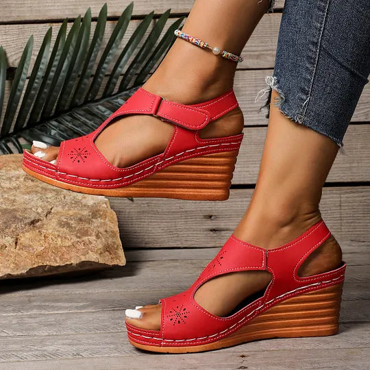 Setia - Cómodas Sandalias Con Cuña