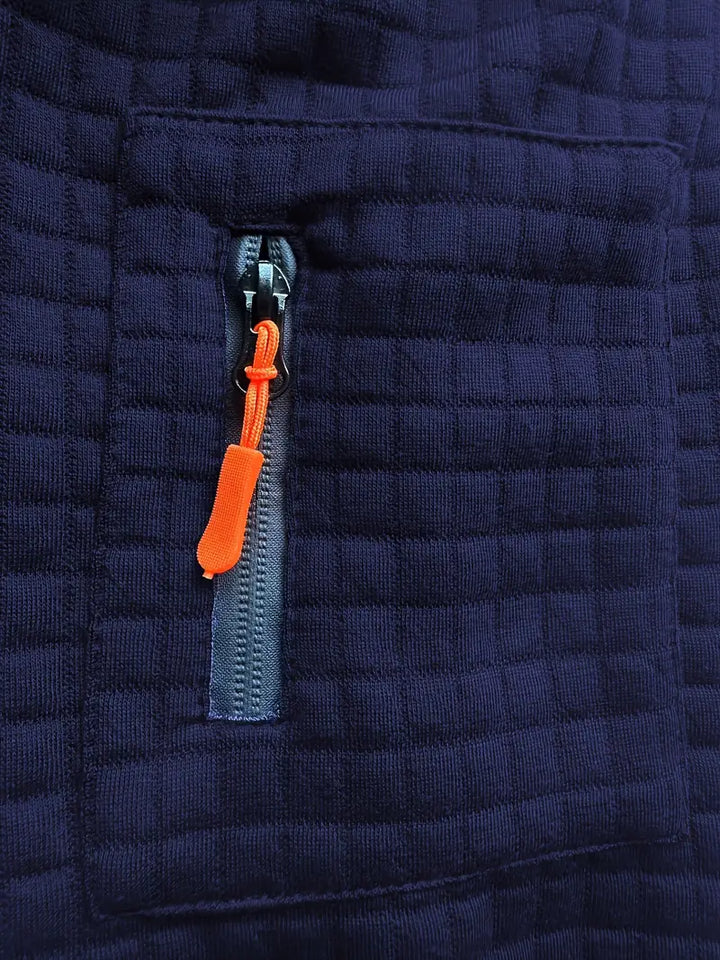 Ephraim - Polo Con Textura y Bolsillo En La Manga
