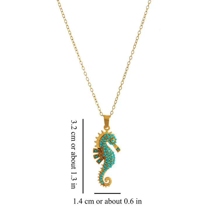Inez - Collar Con Caballito De Mar