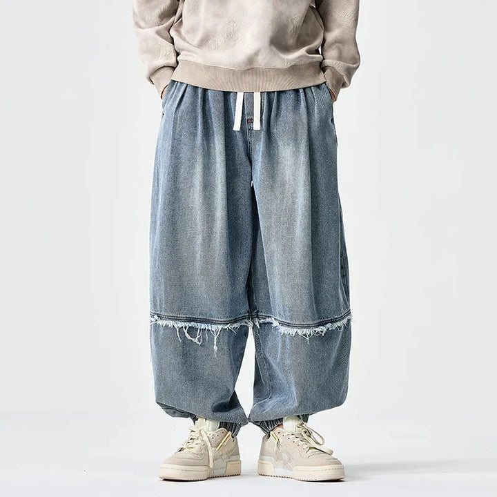 Brennan - Pantalones De Chándal Vaqueros De Corte Ancho y Elegante