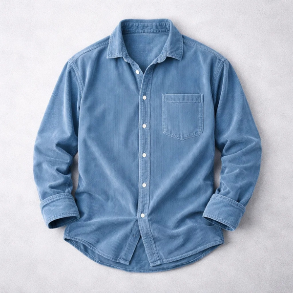 Heshan - Camisa de Pana Con Botones