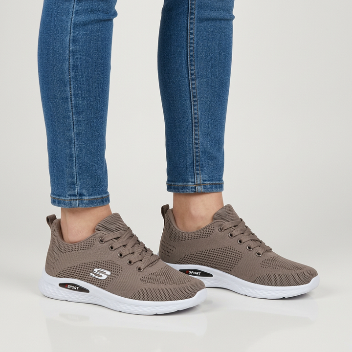Alixia - Zapatilla Cómoda Con Cordones