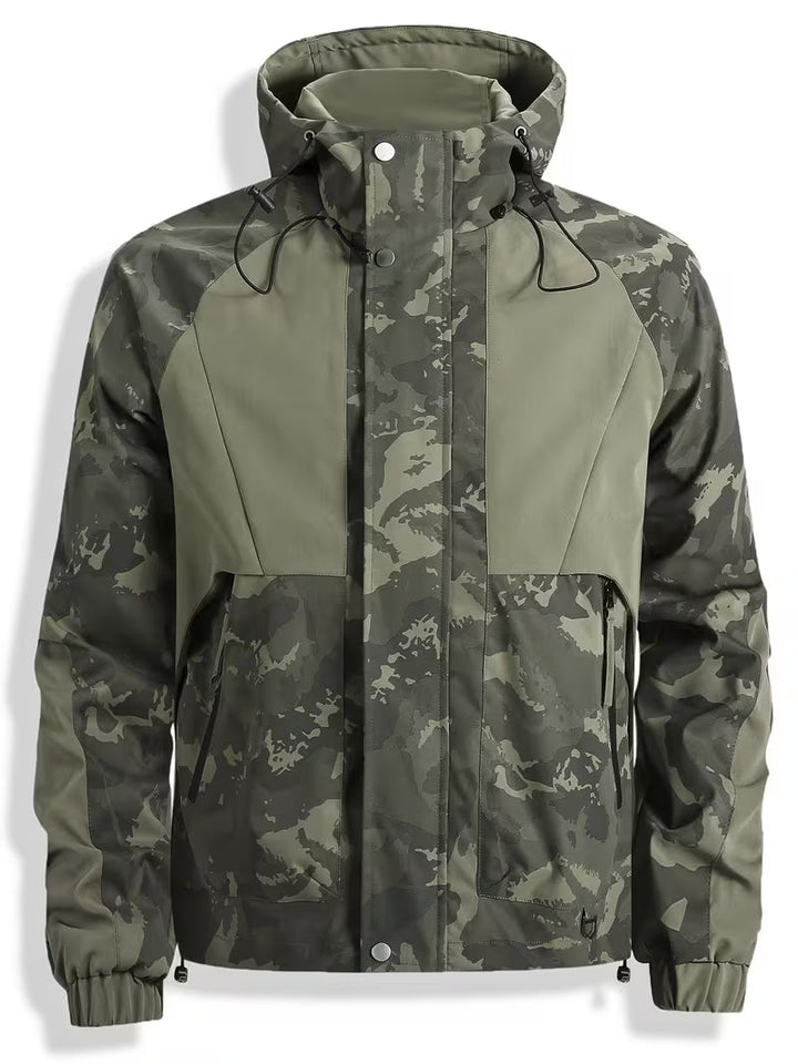 Brekks - Chaqueta Cortavientos Con Capucha Y Estampado De Camuflaje