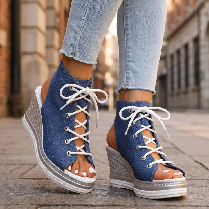 Kanya - Sandalias Elegantes Con Cuña