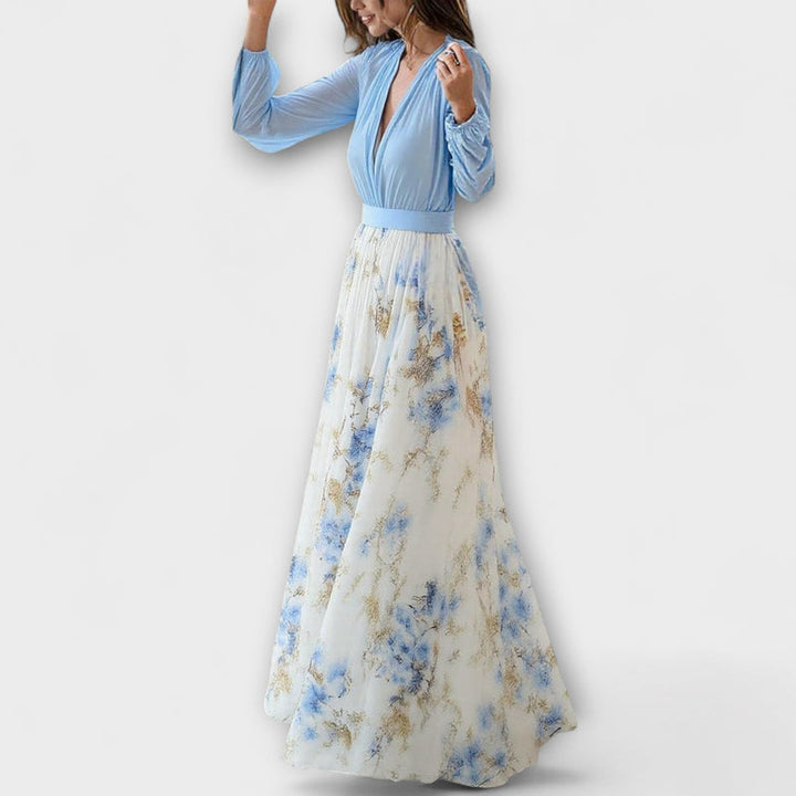 Zdravka - Vestido Largo Floral