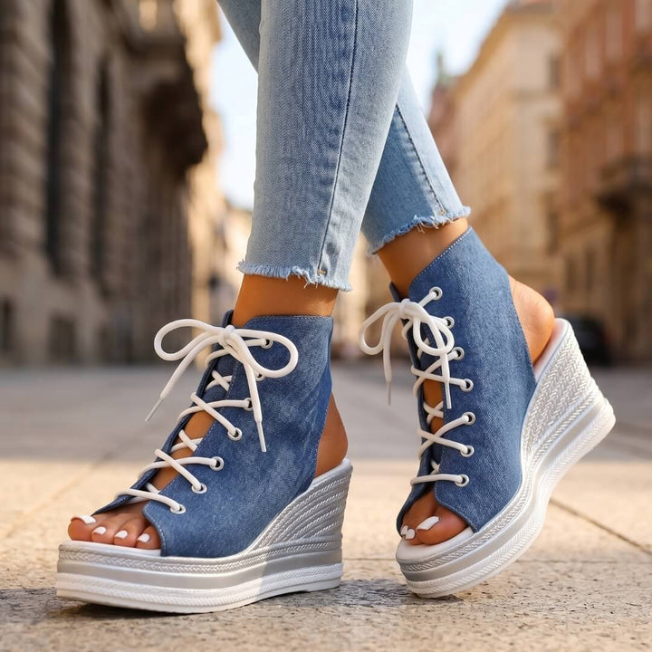 Kanya - Sandalias Elegantes Con Cuña