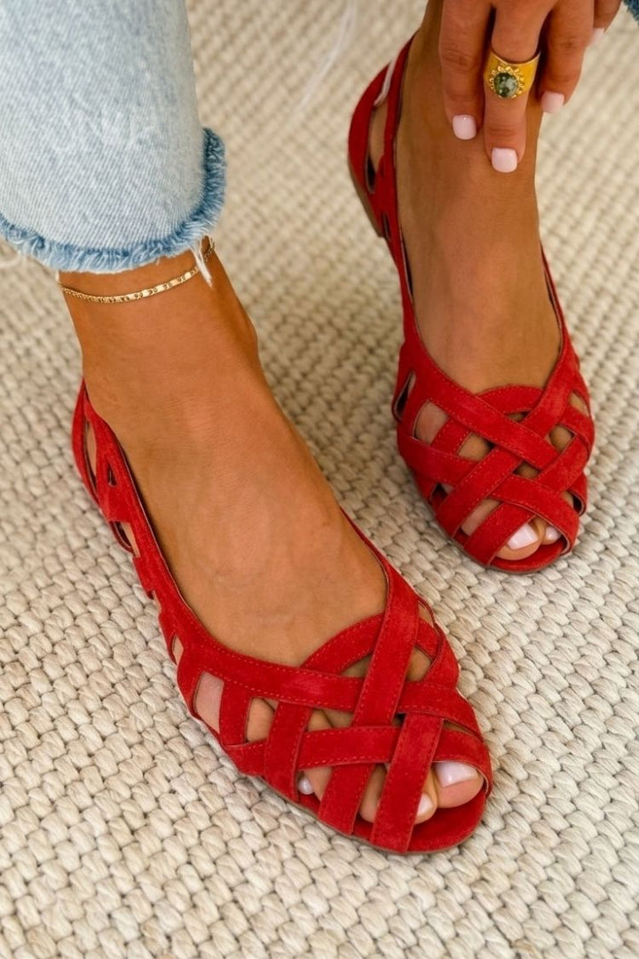 Darsy - Sandalias Con Tiras Cruzadas