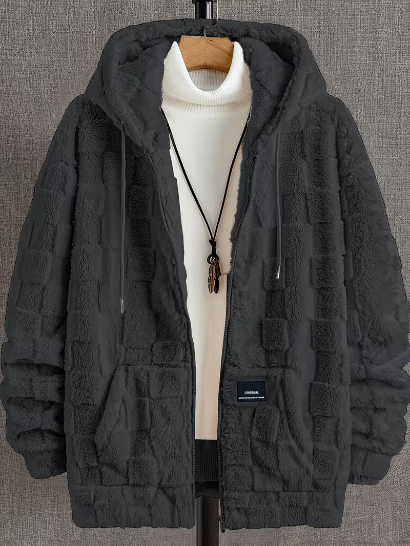 Karun - Chaqueta De Forro Polar Con Capucha Y Cremallera