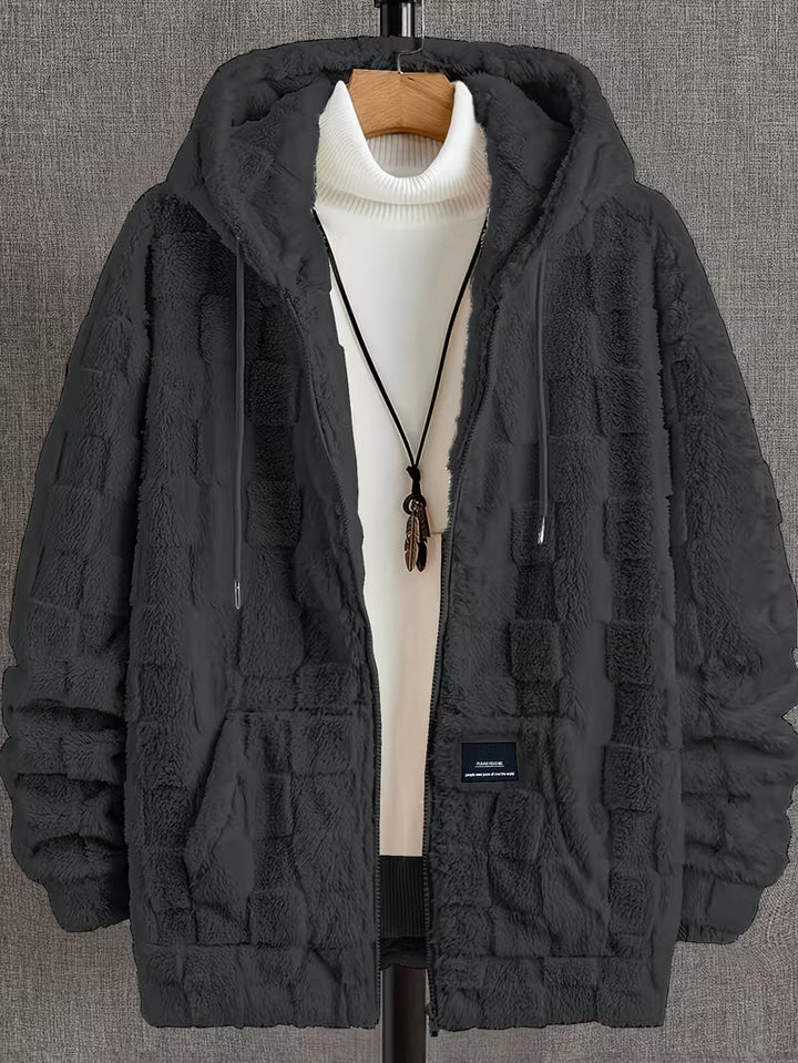 Karun - Chaqueta De Forro Polar Con Capucha Y Cremallera