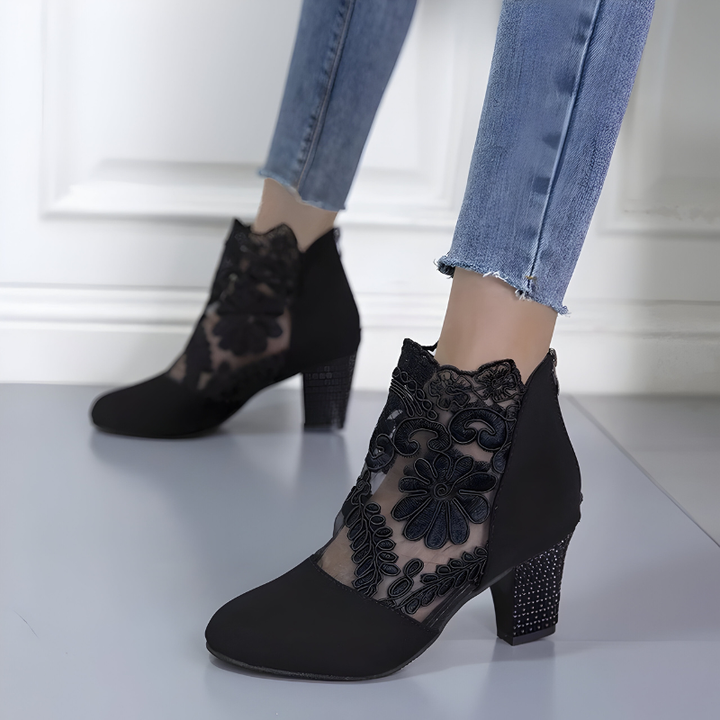 Elizaveta - Ortopédicos Patrón Floral Zapatos
