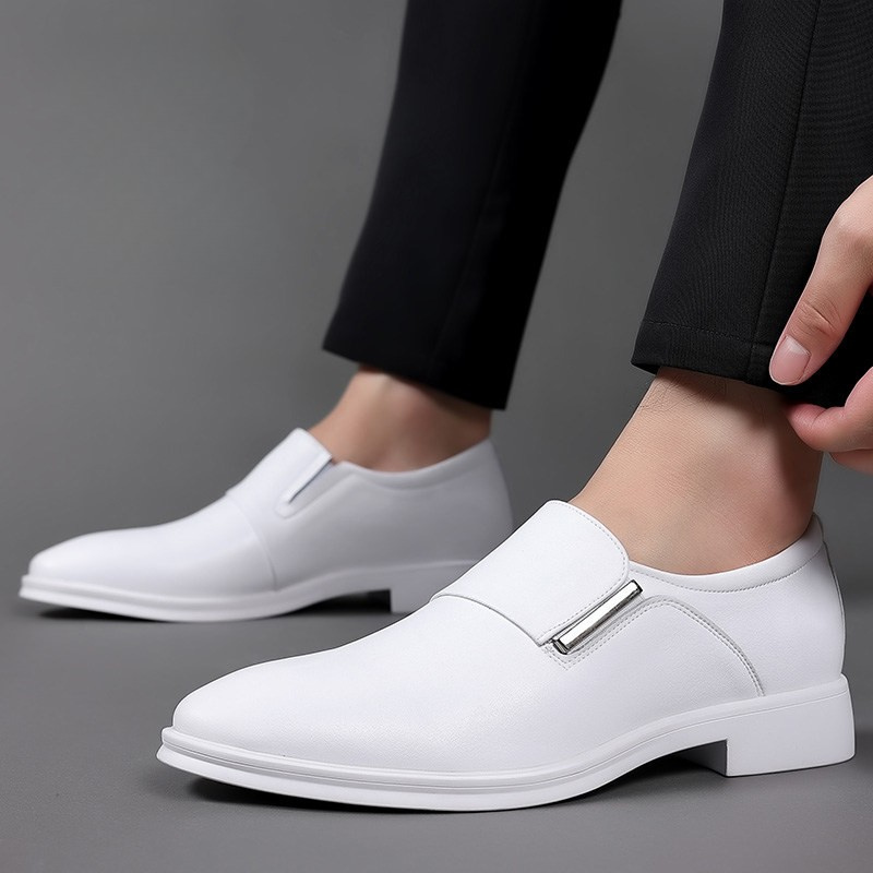 Hader - Mocasines de Piel Con Punta Afilada