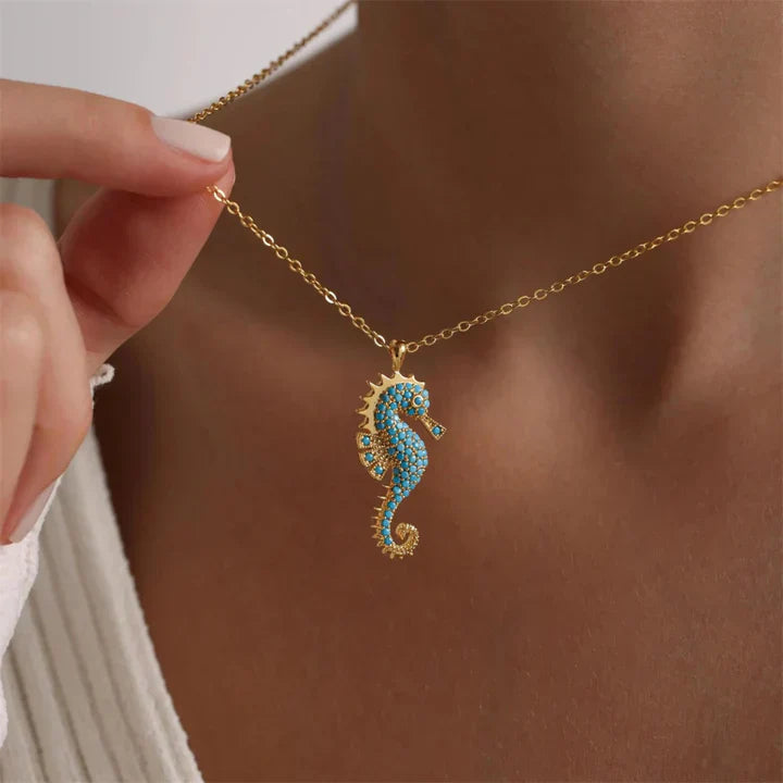 Inez - Collar Con Caballito De Mar