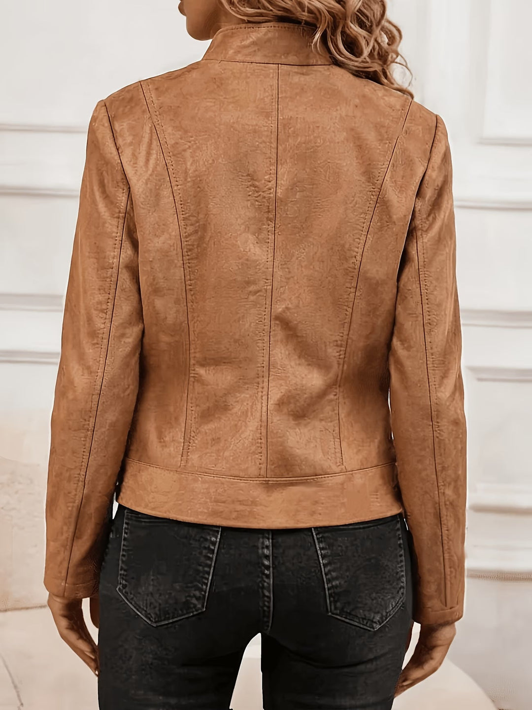 Amina - Chaqueta De Manga Larga Con Cremallera