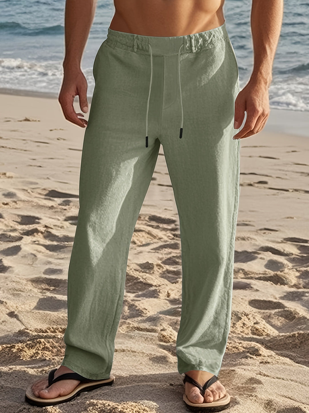 Erikas - Pantalones Cómodos De Lino