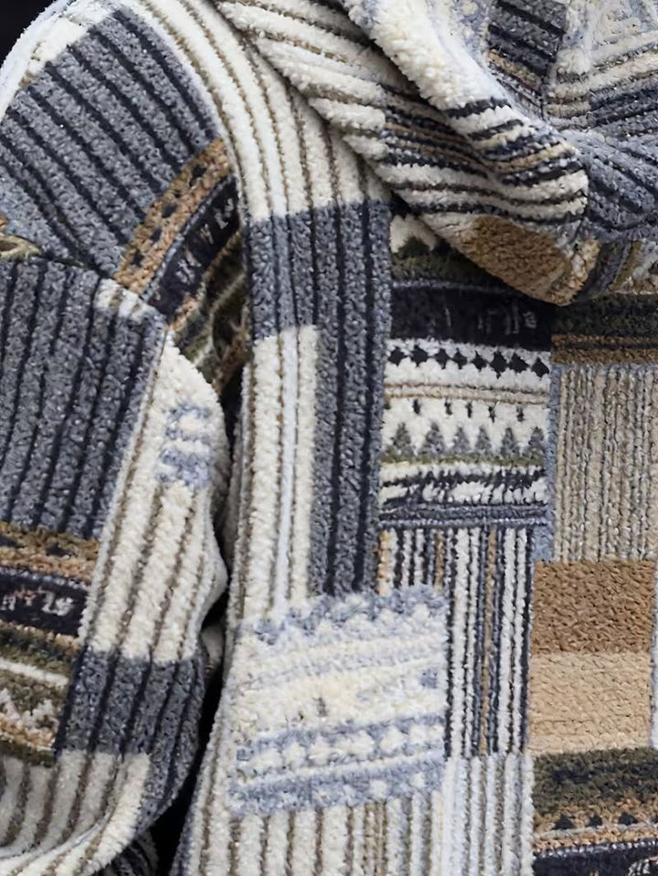 Silvain - Sudadera Con Capucha Y Cremallera Estampada