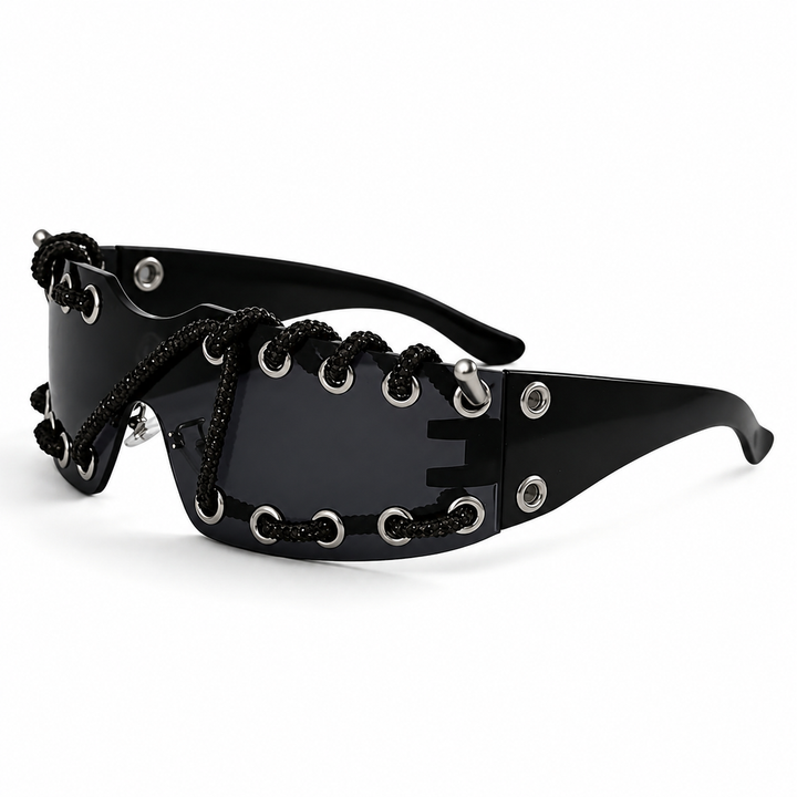 ChainShade - Gafas De Sol De Moda Con Cristales Con Tachuelas