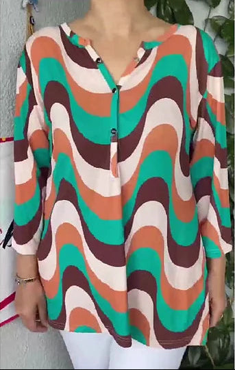 Nahikari - Cómoda Túnica De Verano Con Estampado