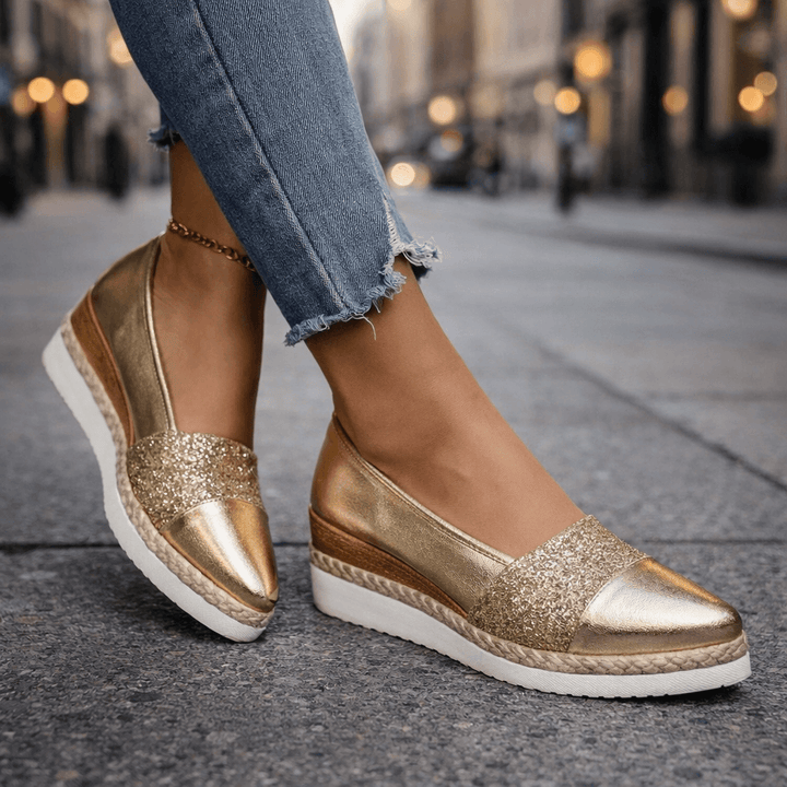 Jahaira - Elegantes Zapatos De Cuña Antideslizantes