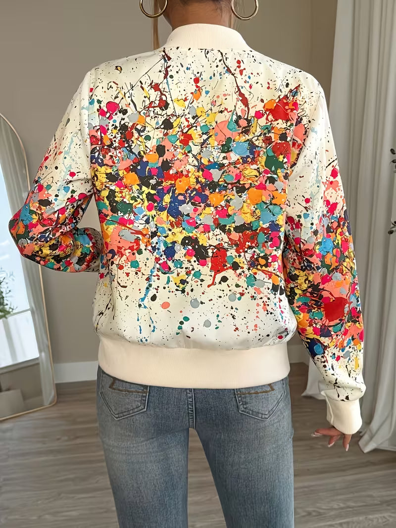 Riena - Chaqueta Con Estampado Tie-dye De Colores Vivos