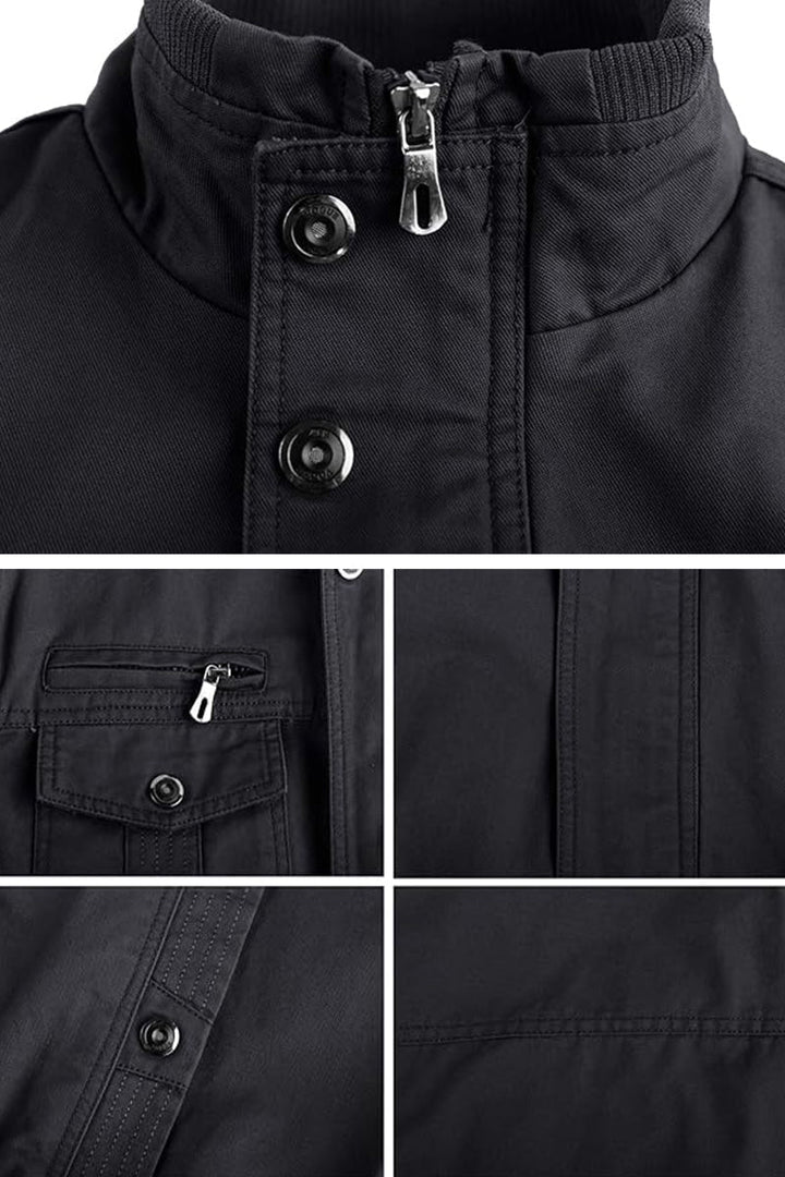 Miltin - Chaqueta Bomber Militar De Estilo Cargo