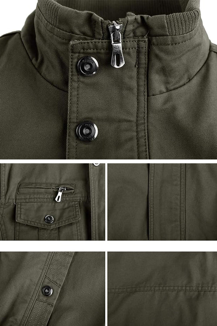 Miltin - Chaqueta Bomber Militar De Estilo Cargo