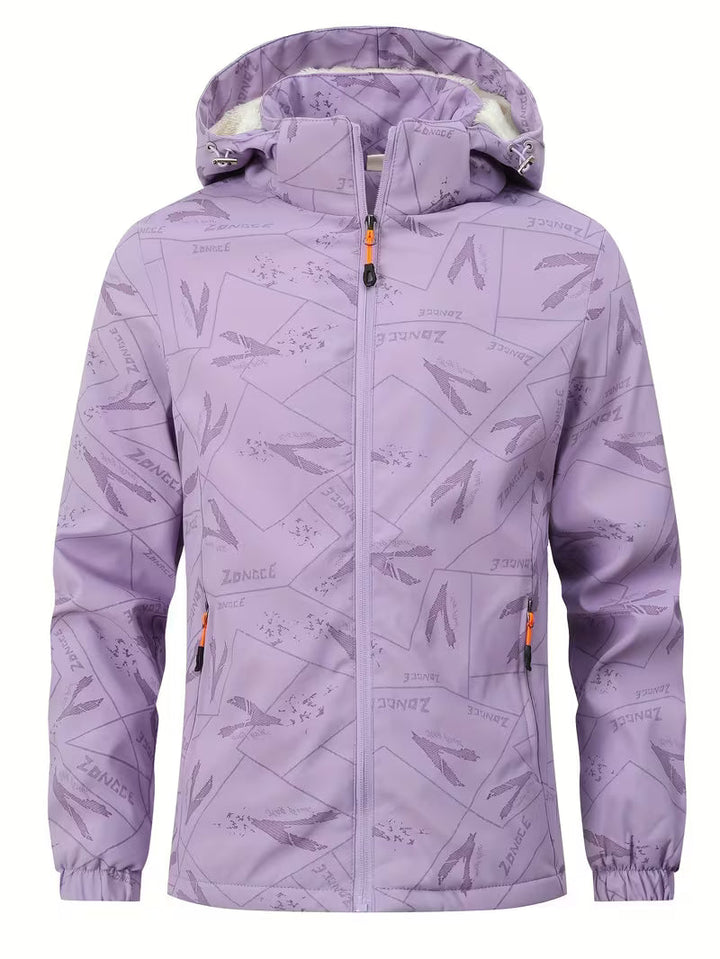 Karan - Chaqueta Con Capucha Y Forro Polar