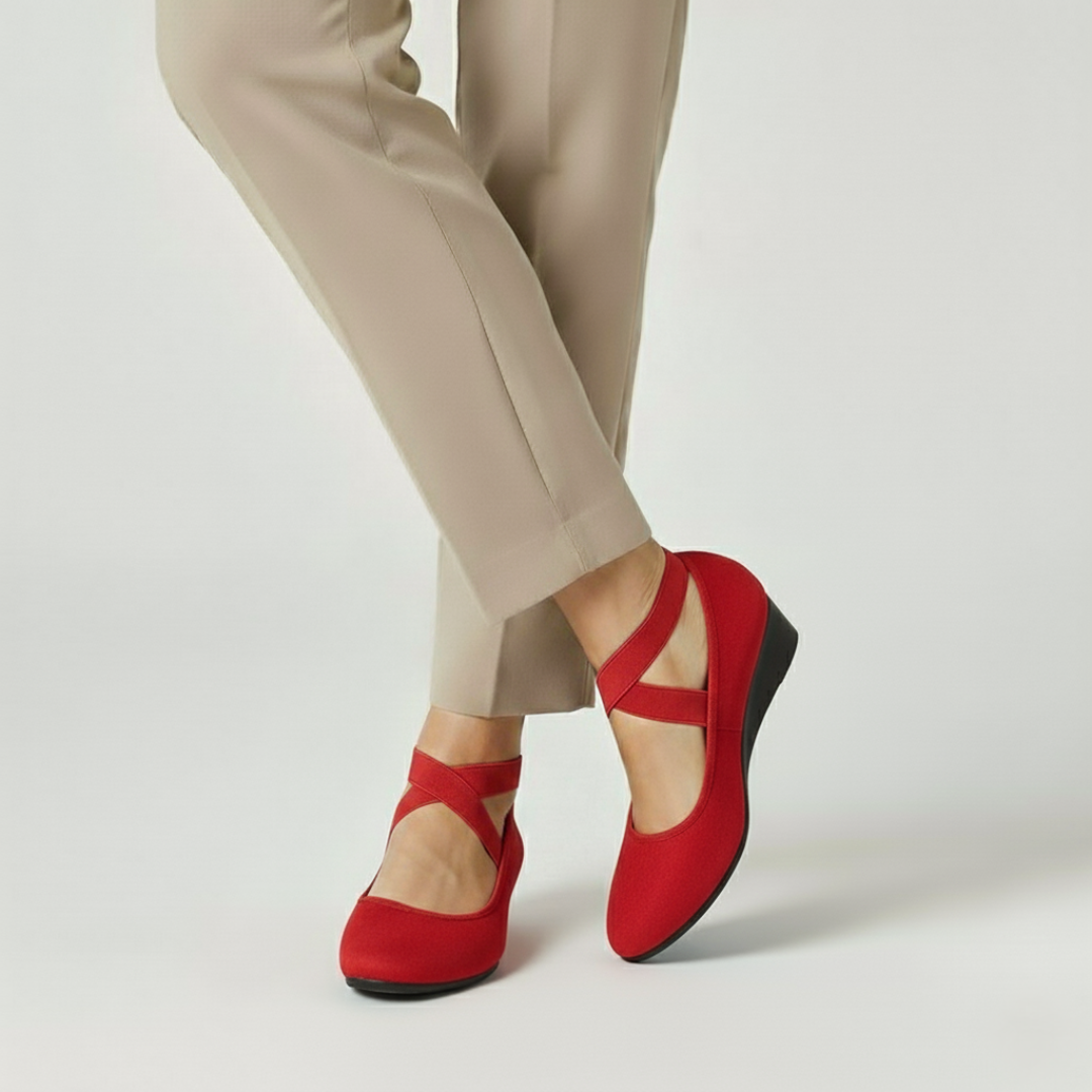Dalida – Zapatos Ortopédicos Con Correas Cruzadas