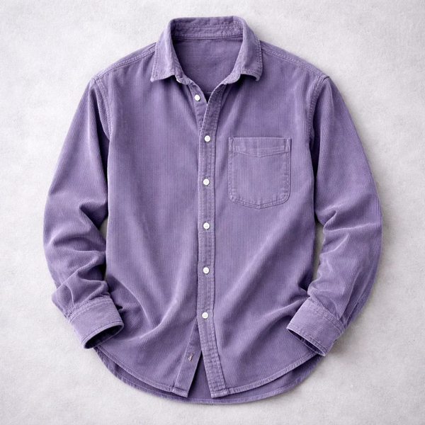 Heshan - Camisa de Pana Con Botones