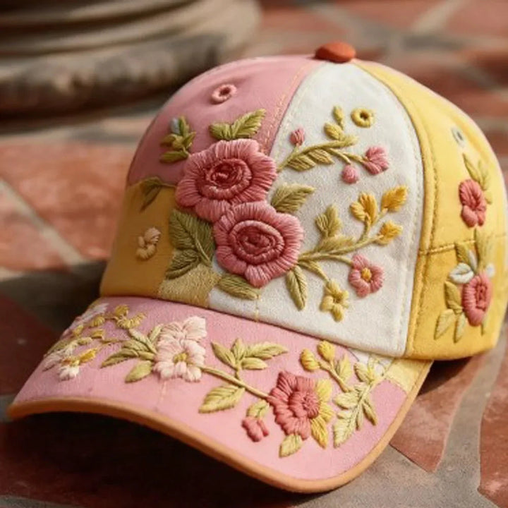 Virinia - Gorra Con Bordado Floral