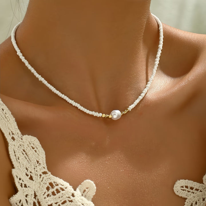 Araya - Collar De Turquesa Y Perla